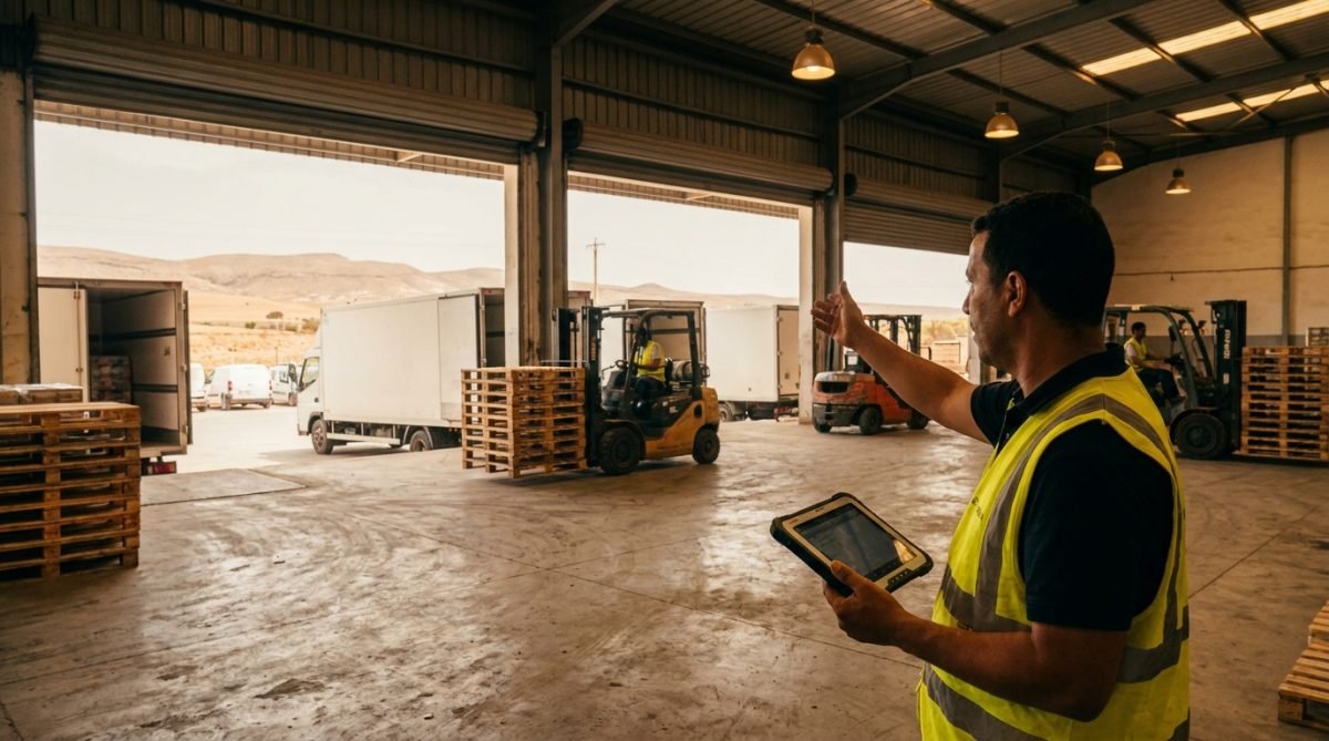 Entrepôt logistique au Maroc