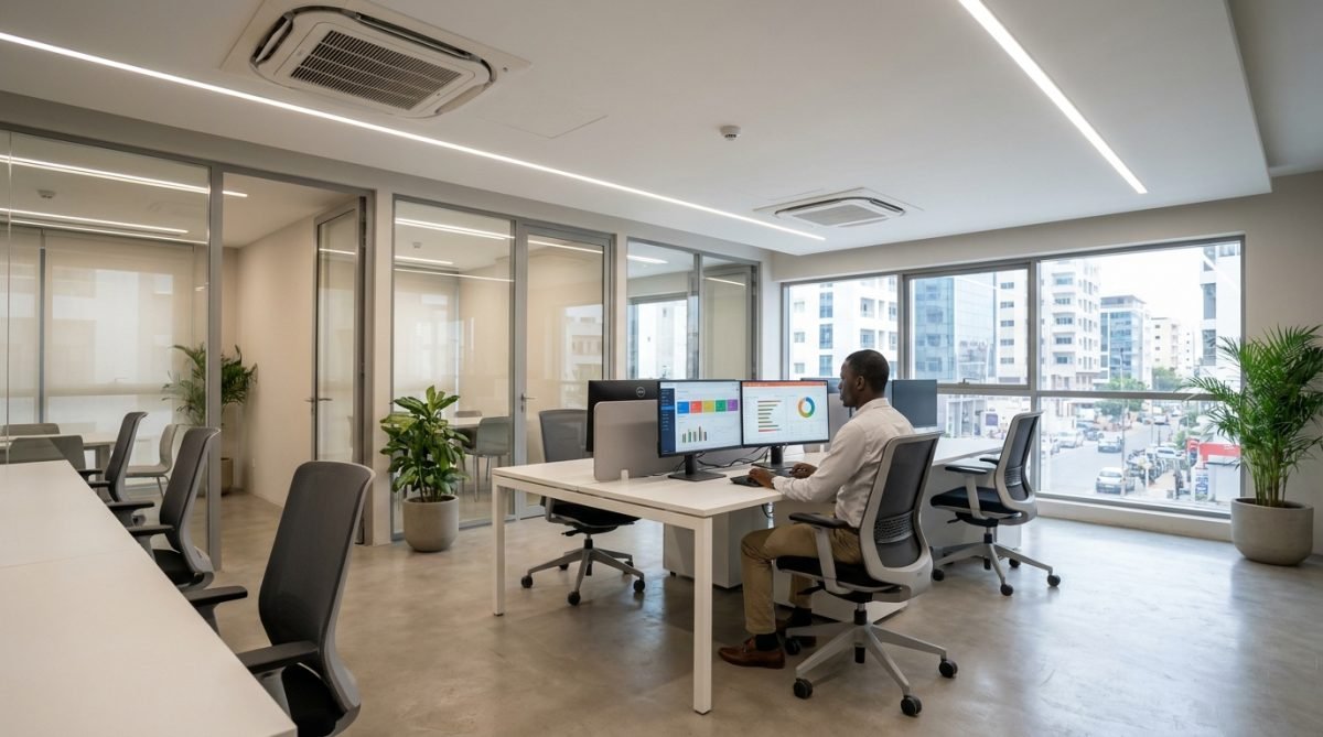 Bureau corporate moderne à Dakar, Sénégal